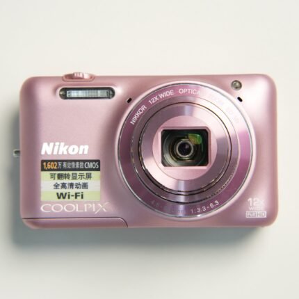 Nikon Coolpix S6600 Flip Screen Digital Camera - Metallic Pink