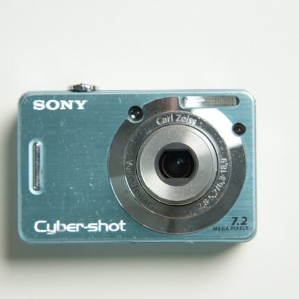 Sony Cybershot DSC-W55 Digital Camera -  Metallic Blue